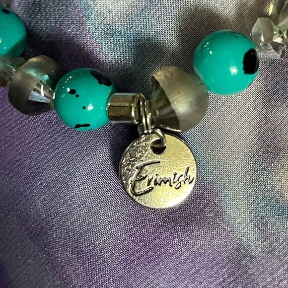 Erimish Bracelets Stack Turquoise & Silver - Picture 4 of 4